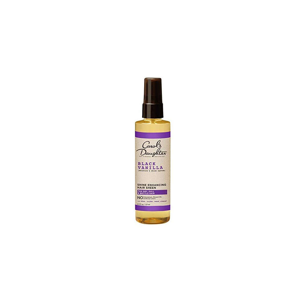 Carols Daughter Black Vanilla Moisture & Shine Hair Sheen For Dry Hair And Dull Hair, With Shea Butter, Jojoba