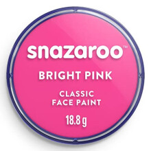 Snazaroo Classic Face and Body Paint, 18ml, Bright Pink
