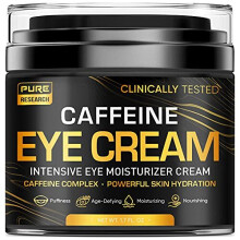 Koffein Ögonkräm För Anti-Aging, Mörka Cirklar, Påsar, Svullnad. Utmärkt Under Ögonhud 1.7oz