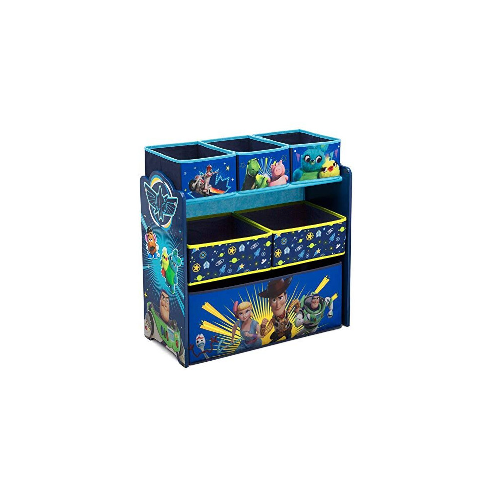 Disney/Pixar Toy Story 4 6 Bin Design and Store Toy Organizer by Delta Children