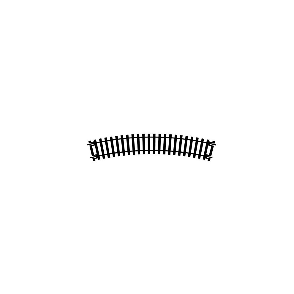 Hornby R606 2nd Radius Curve HO/OO Gauge, 22.5-Degree