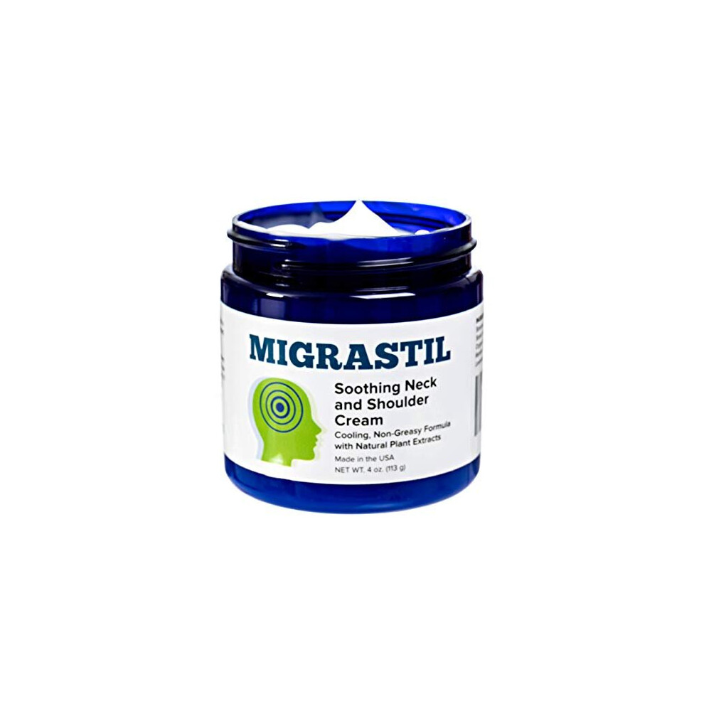 Basic Vigor Cream Migrastil Relief (4Oz) - Powerful Topical For Migraines, Tension Headaches And Muscle Pain In Neck