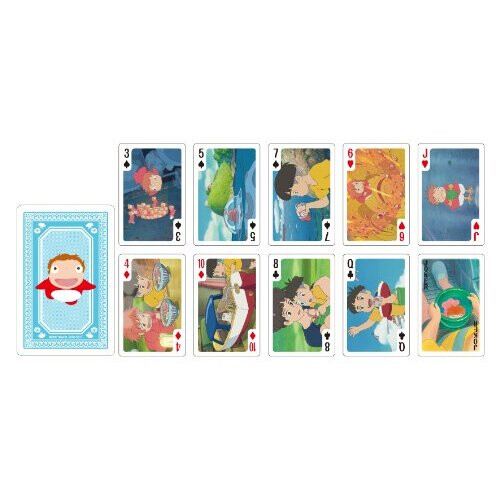 Ponyo Studio Ghibli Playing Cards on The Cliff Part 2 1