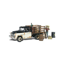 Henrys Haulin 1955 Chevy Truck W/Figur & Acc. N skala skov