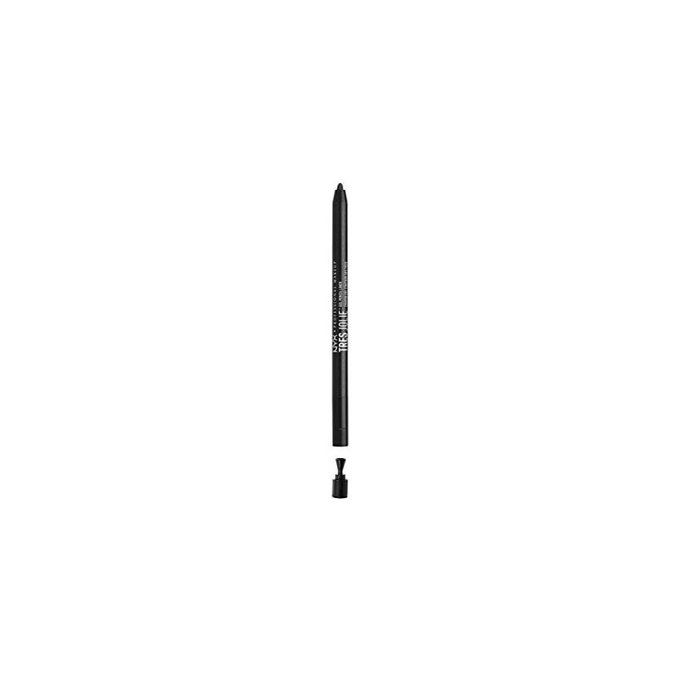 NYX PROFESSIONAL MAKEUP Tres Jolie Gel Pencil Liner, Pitch Black
