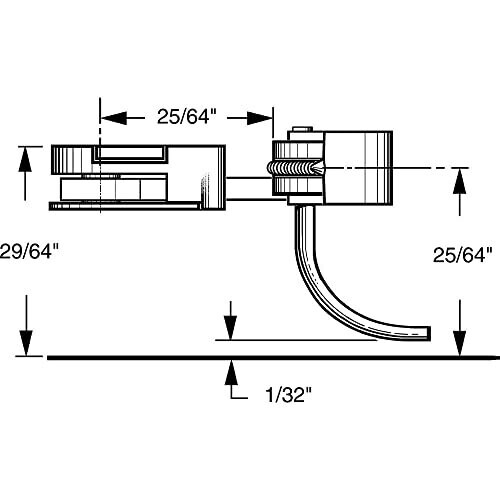 HO Body Mounted Coupler, 25/64" Underset (2pr) 1