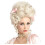 Perruque Marie Antoinette, Blonde, Taille Unique 1