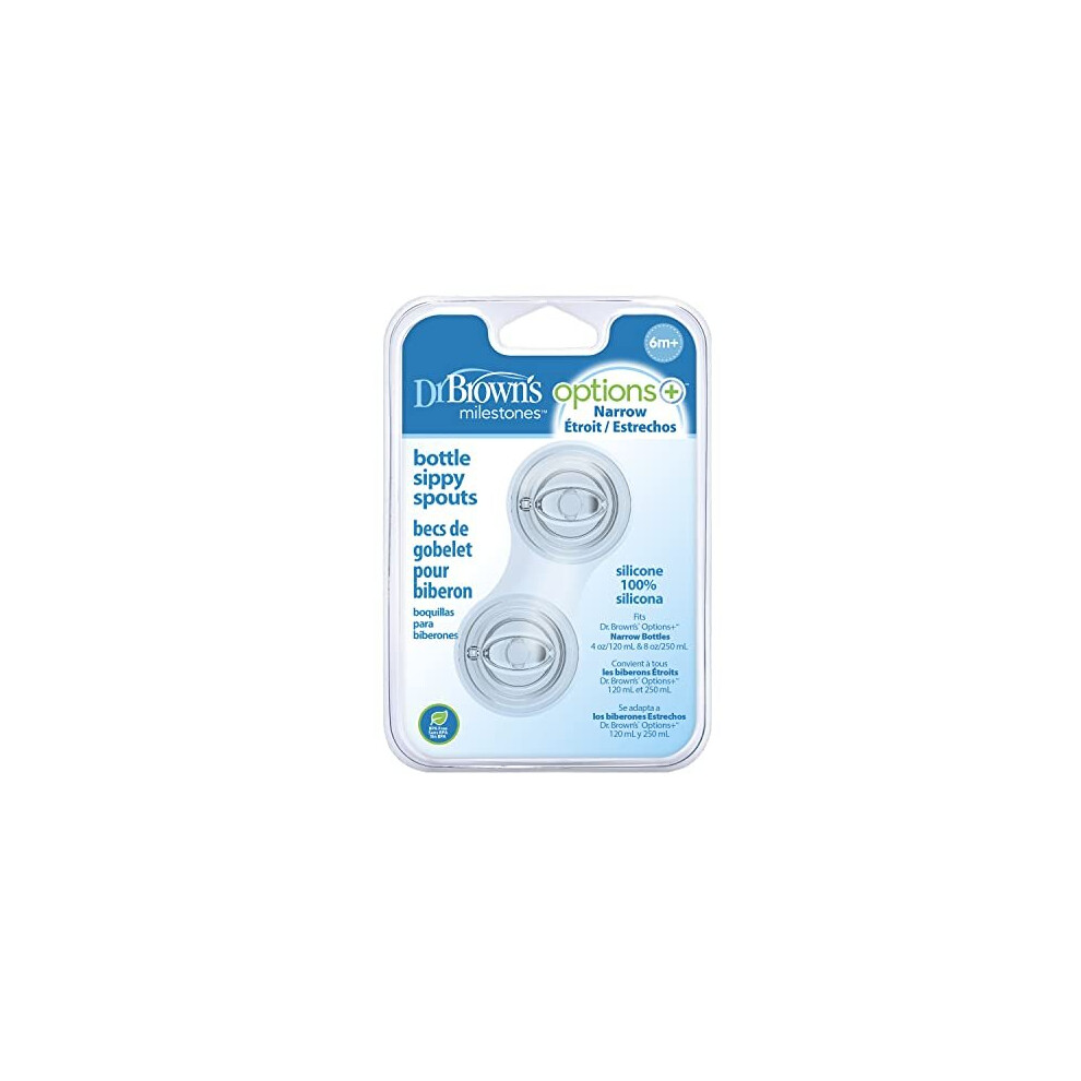 Dr. Browns Options+ Narrow Sippy Spouts, 2Pack