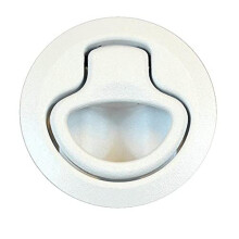 Loquet ? tirette encastr? Southco - Tirer pour ouvrir - Non verrouillable - Plastique blanc