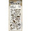 Stampers Anonymous Εορταστικό Tim Holtz Στρώμα Στένσιλ, 4.125x8.5 ίντσες 1
