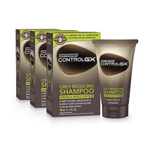 Just For Men Control GX Grey Reducing Shampoo, Gradually Colors Hair, Gently Cleans and Revitalizes, with Hemp