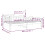 VidaXL (White, 80x200 cm) vidaXL Solid Wood Pine Day Bed Sleepover Guest Sofa Bed Multi Colours/Sizes 4