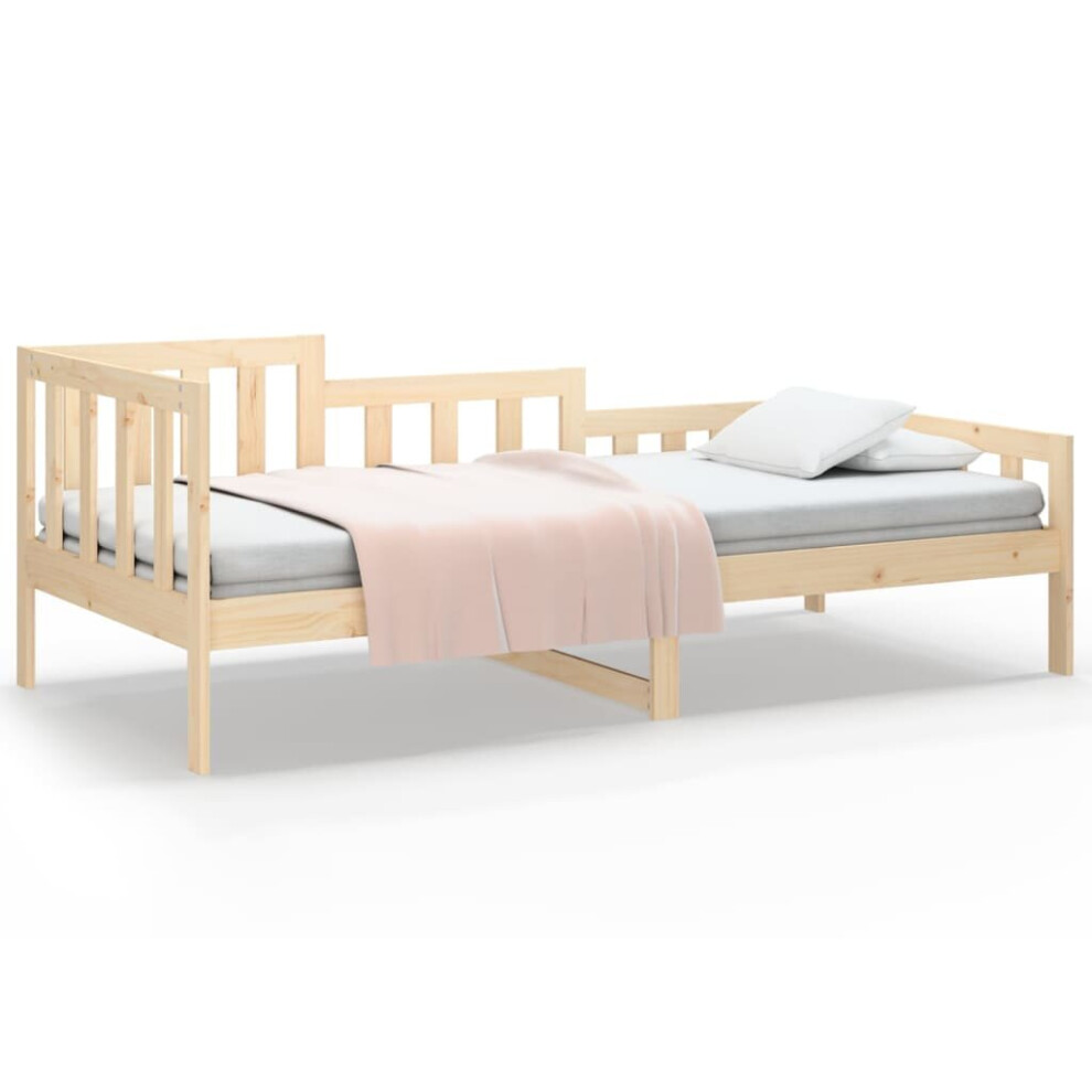Vidaxl (Brown, 80X200 Cm) Solid Wood Pine Day Bed Sleepover Guest Sofa Bed Multi Colours/Sizes