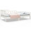 VidaXL (White, 80x200 cm) vidaXL Solid Wood Pine Day Bed Sleepover Guest Sofa Bed Multi Colours/Sizes 2