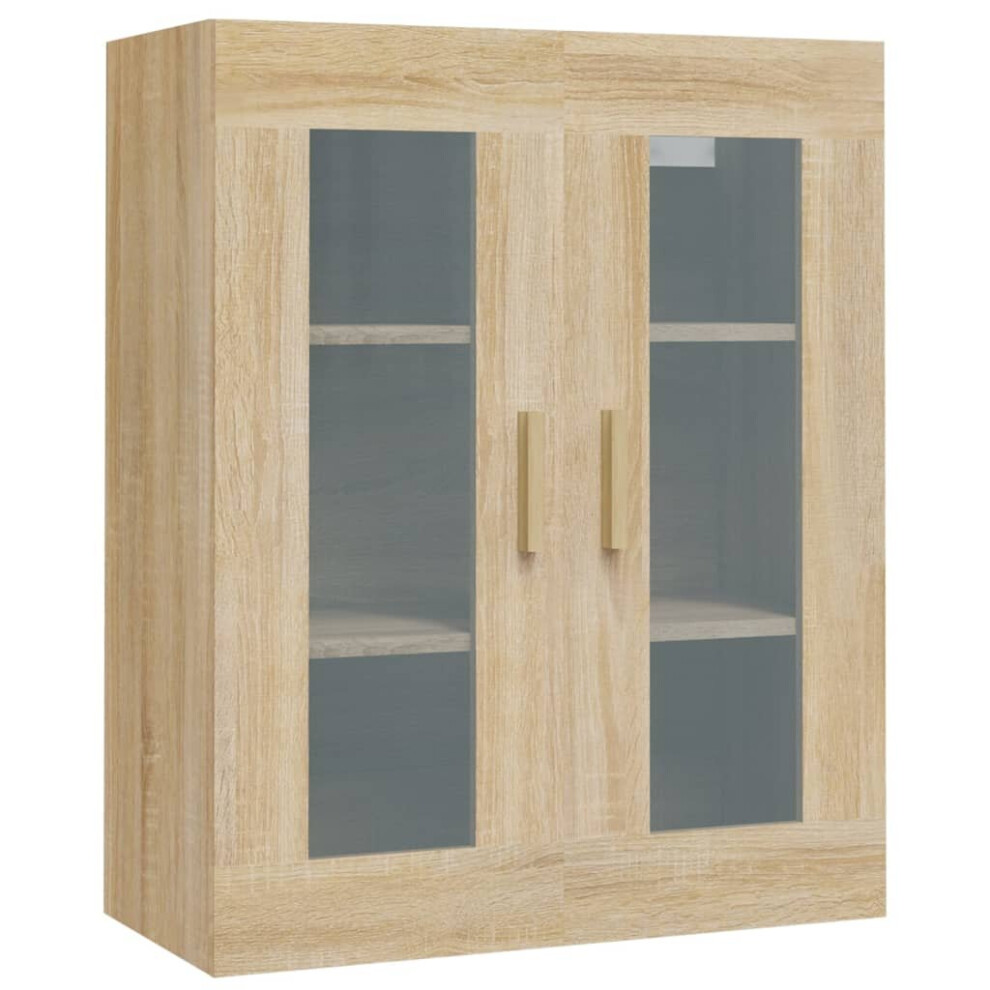 (Sonoma oak) vidaXL Hanging Wall Cabinet Home Organiser Indoor Sideboard Multi Colours