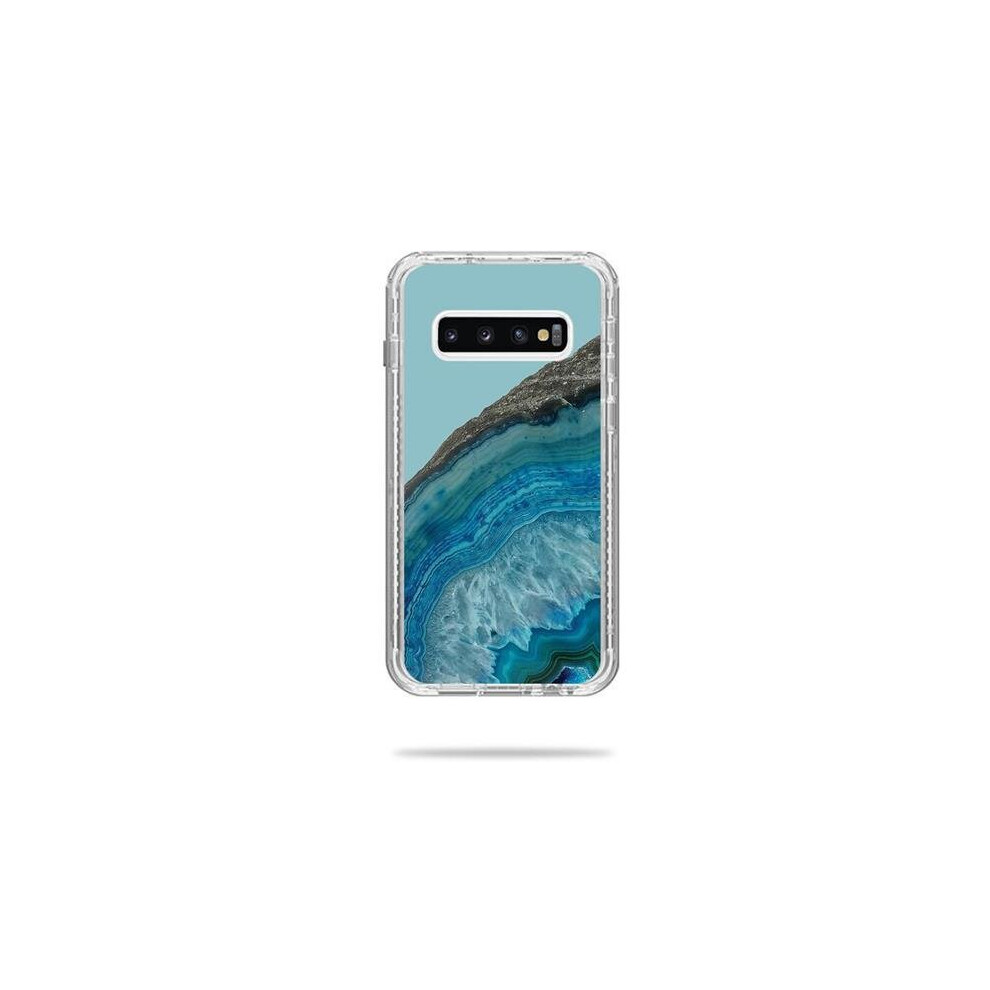 MightySkins LIFNESA10PL-Blue Agate Skin Decal Wrap for LifeProof Next Case Samsung Galaxy S10 Plus Sticker - Blue Agate-image-OPC-PB5JGTB-NEW
