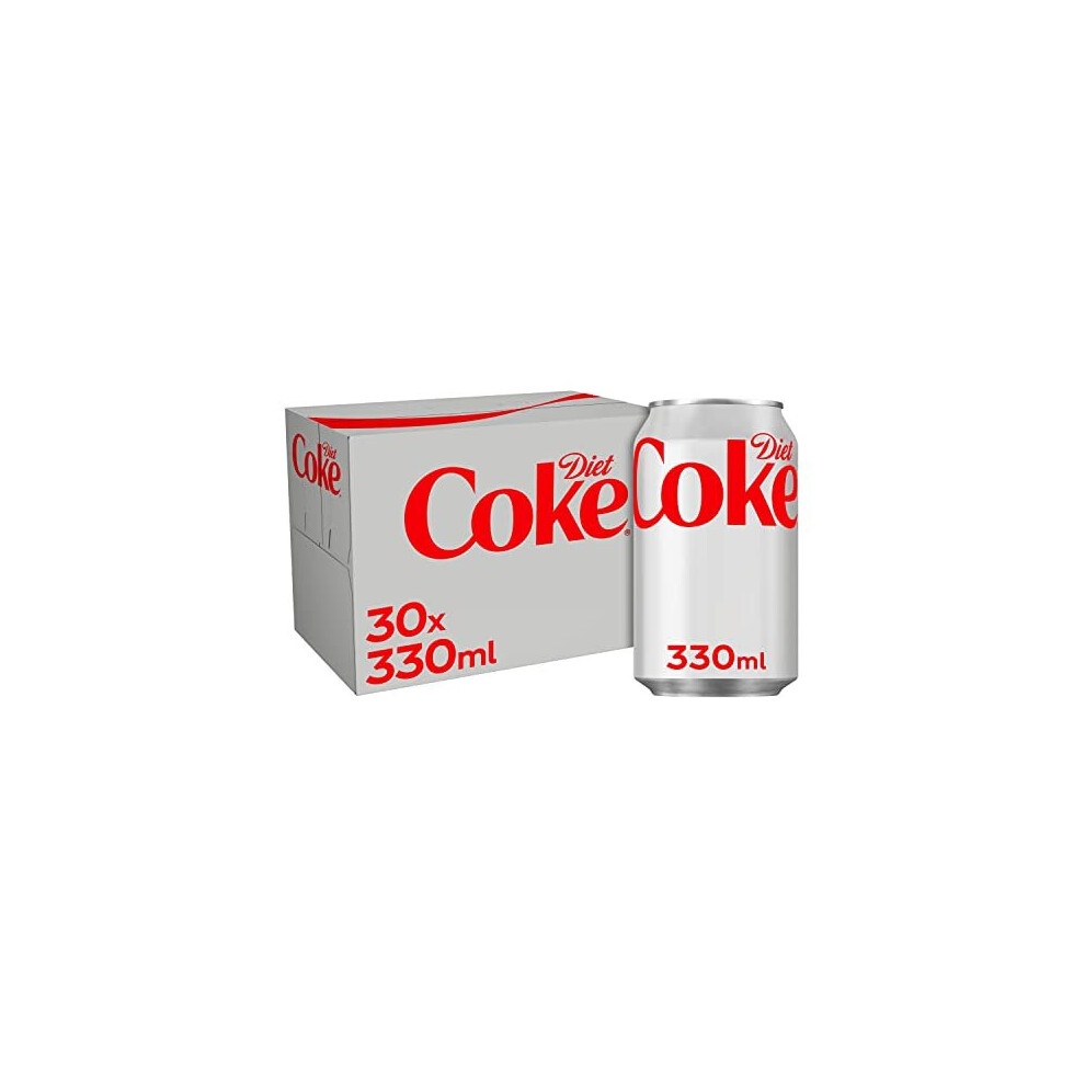 Coca Cola Diet Coke Cans, 330 Ml (Pack Of 30)