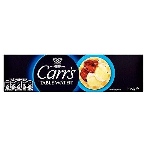 Carr's Table Water Biscuits (125g) - Pack of 2