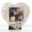 Old Cream Lace Heart Photo Frame 3x3 1