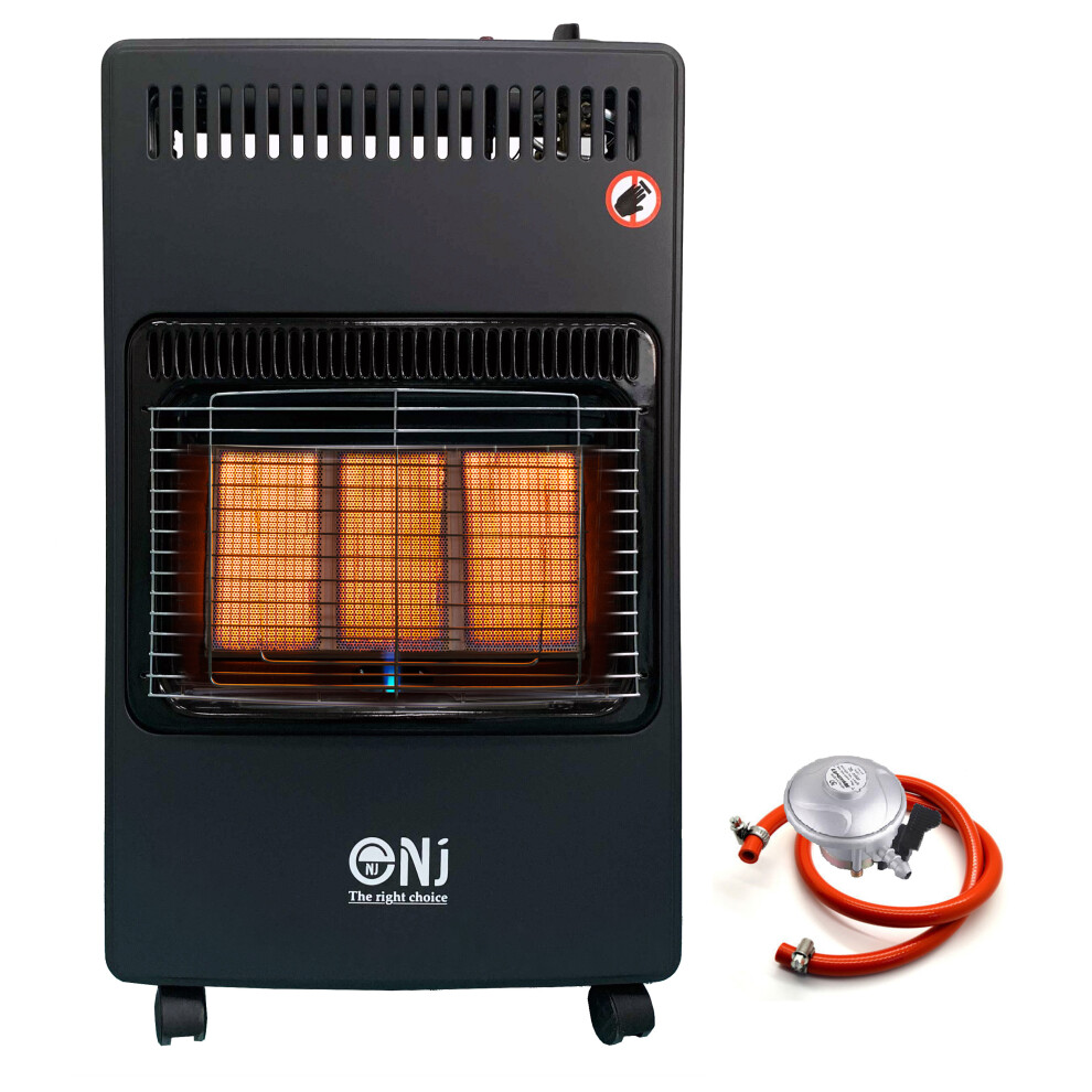 NJ-H2 Portable Indoor Gas Heater 4.2KW Foldable Mobile Butane Gas Fire