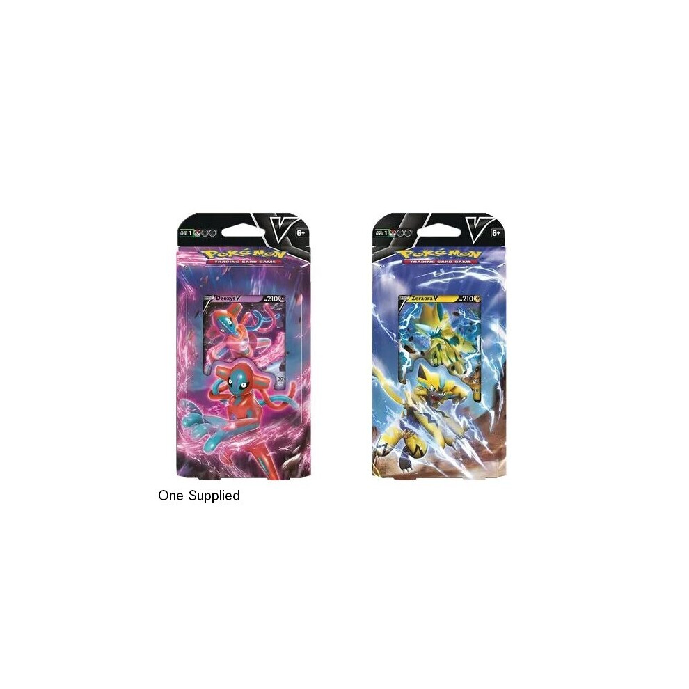 Pokémon Tcg: Deoxys V Or Zeraora V Battle Deck