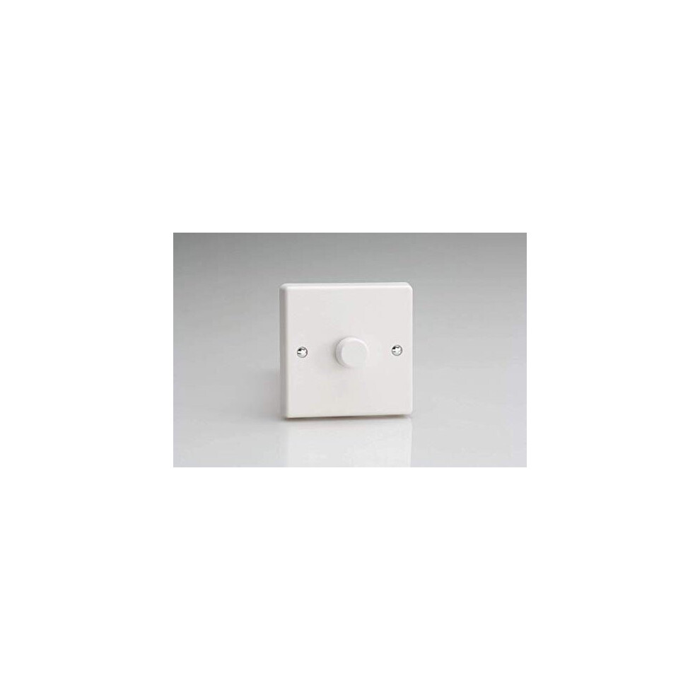 Varilight Kqp221w Leading Edge Dimmer Switch White Pvc 220W 1 Gang 5021575582383