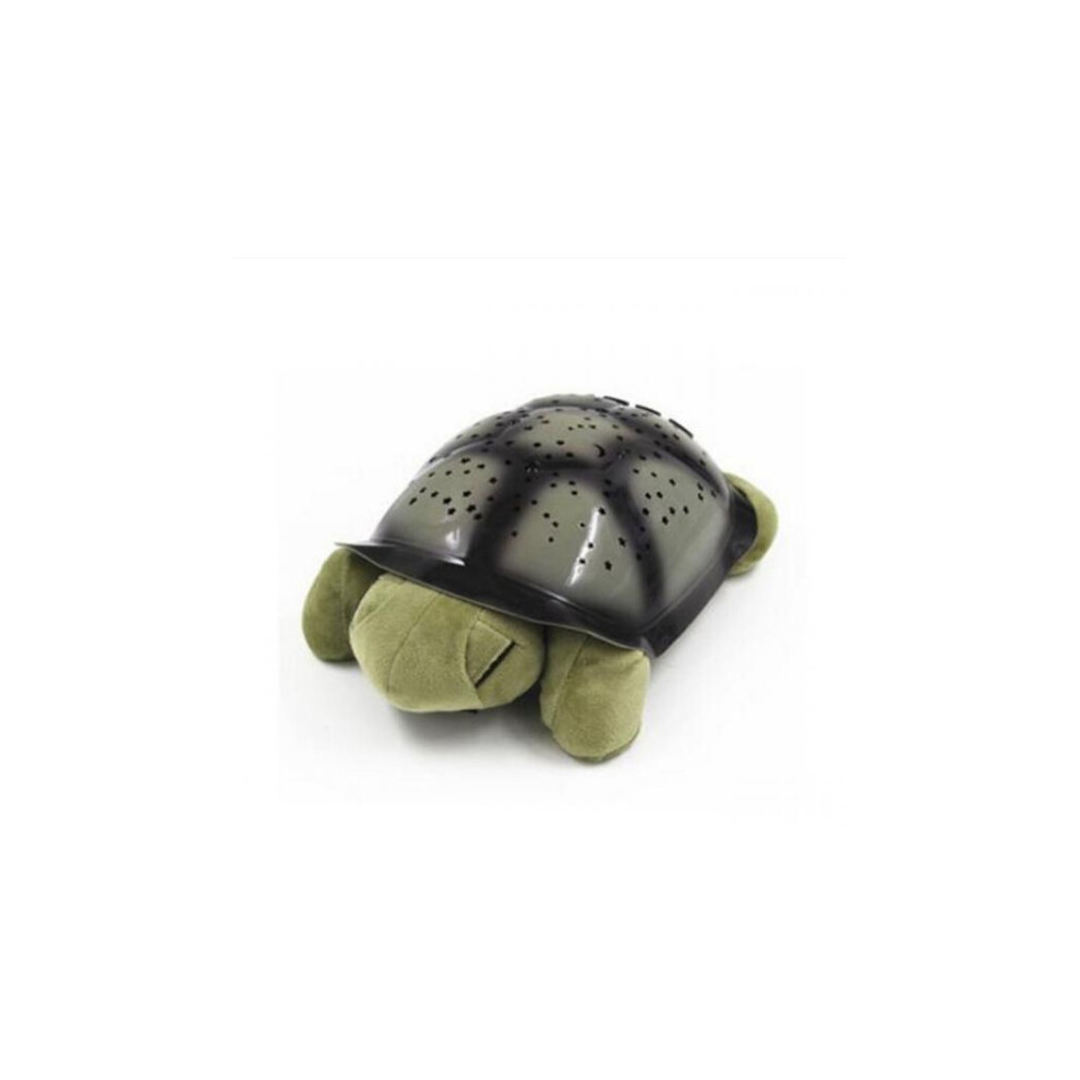 LED night light starry sky projector turtle light baby toy green