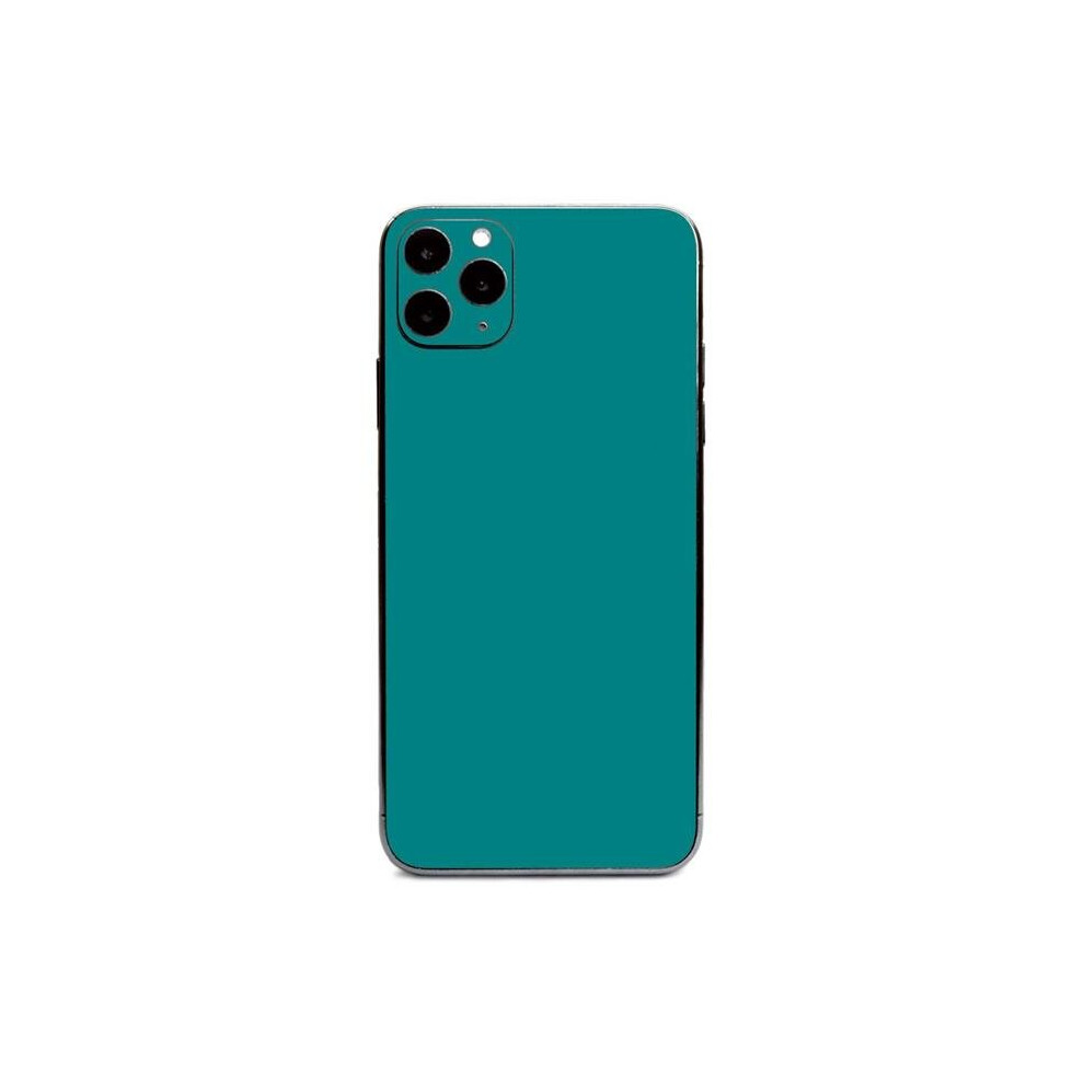 MightySkins APIPH11PRM-Solid Teal Skin Decal Wrap for Apple iPhone 11 Pro Max Sticker - Solid Teal-image-OPC-PB5JRRS-NEW