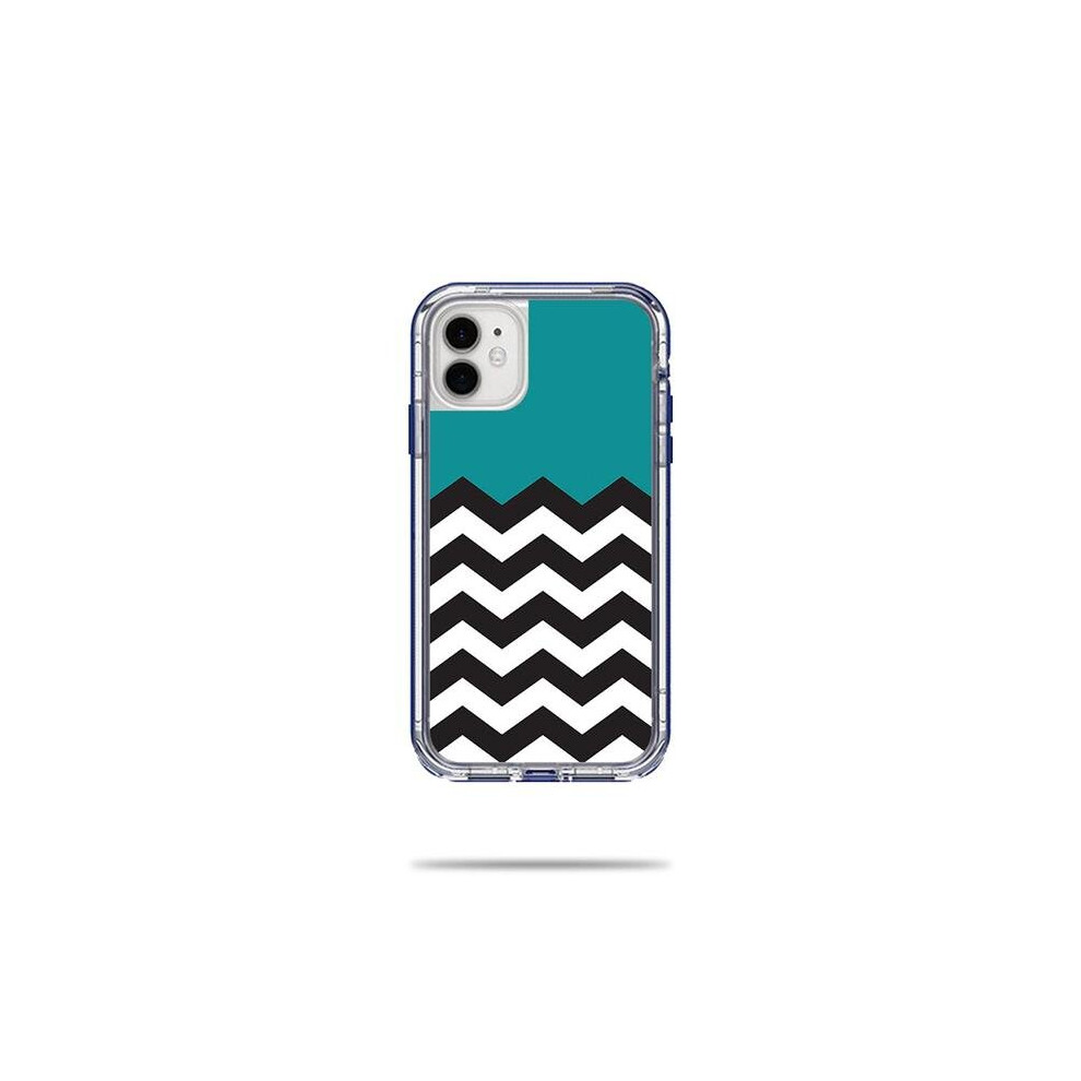 MightySkins LIFNIPH11-Teal Chevron Skin Decal Wrap for LifeProof Next Case iPhone 11 Sticker - Teal Chevron-image-OPC-PB5JRF5-NEW