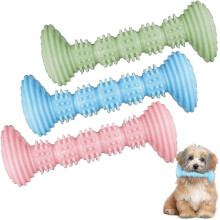 3 Pieces Dog Toys Puppy Teething Toy Dog Rubber Chew Toy Flexible Pet Toothbrush Pick Up Sticks Toy(