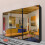 MN Furniture Black 250cm 3 Door Full Mirrored Sliding Wardrobes 1
