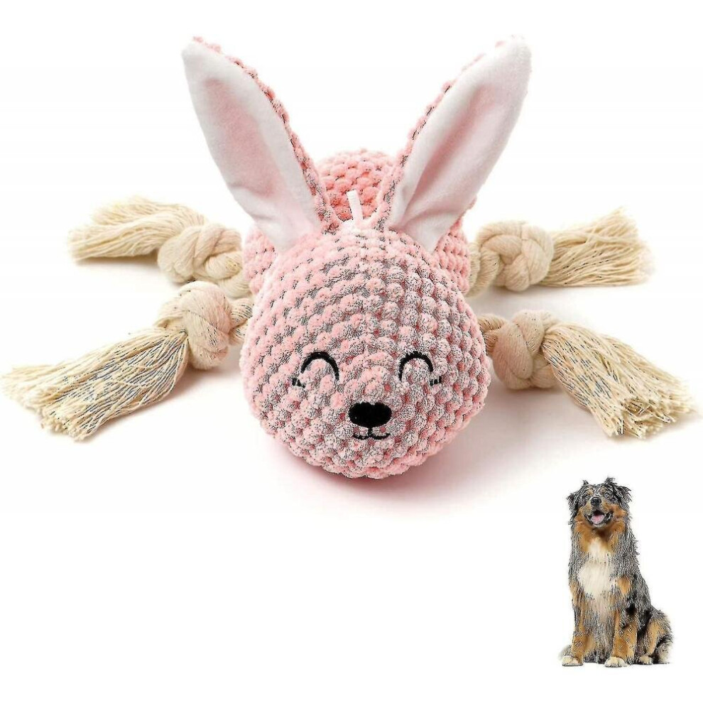 Puppy Toys Squeaky Dog Toys With Puzzle Plush Stuffing, Durable Dog Chew Toy 