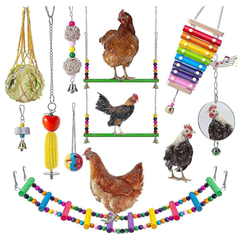 Chicken Toys Compatible With Hens Chicken Xylophone Toy Chicken Pecking Toys 