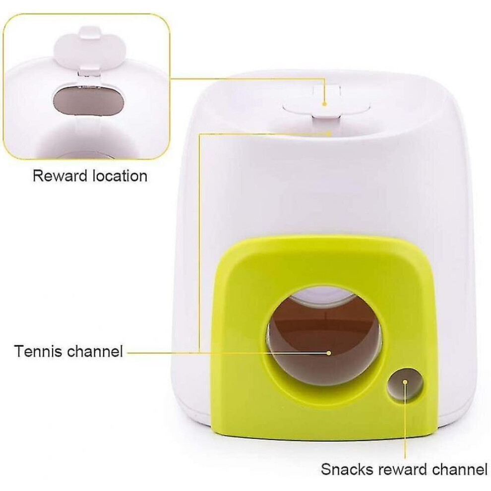 Automatic Interactive Dog Ball Launcher - Food Reward Machine - Tennis Ball Throwing Machine For Dog 