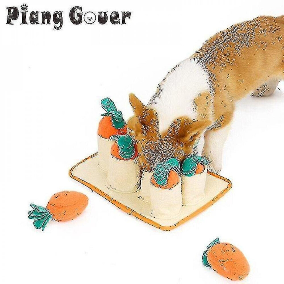 Carrot Game Puzzle Chien Jouet Slow Food Formation Jouet Jouet Jouet| Jouets Pour Chiens 
