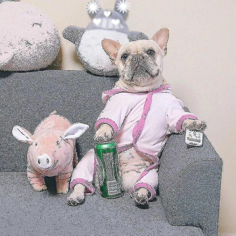 Pet Dogs Sleeping Pigs Toys Warm Soft Plush Cotton Sleeping Partner For Puppy Dog Chewing /interacti 