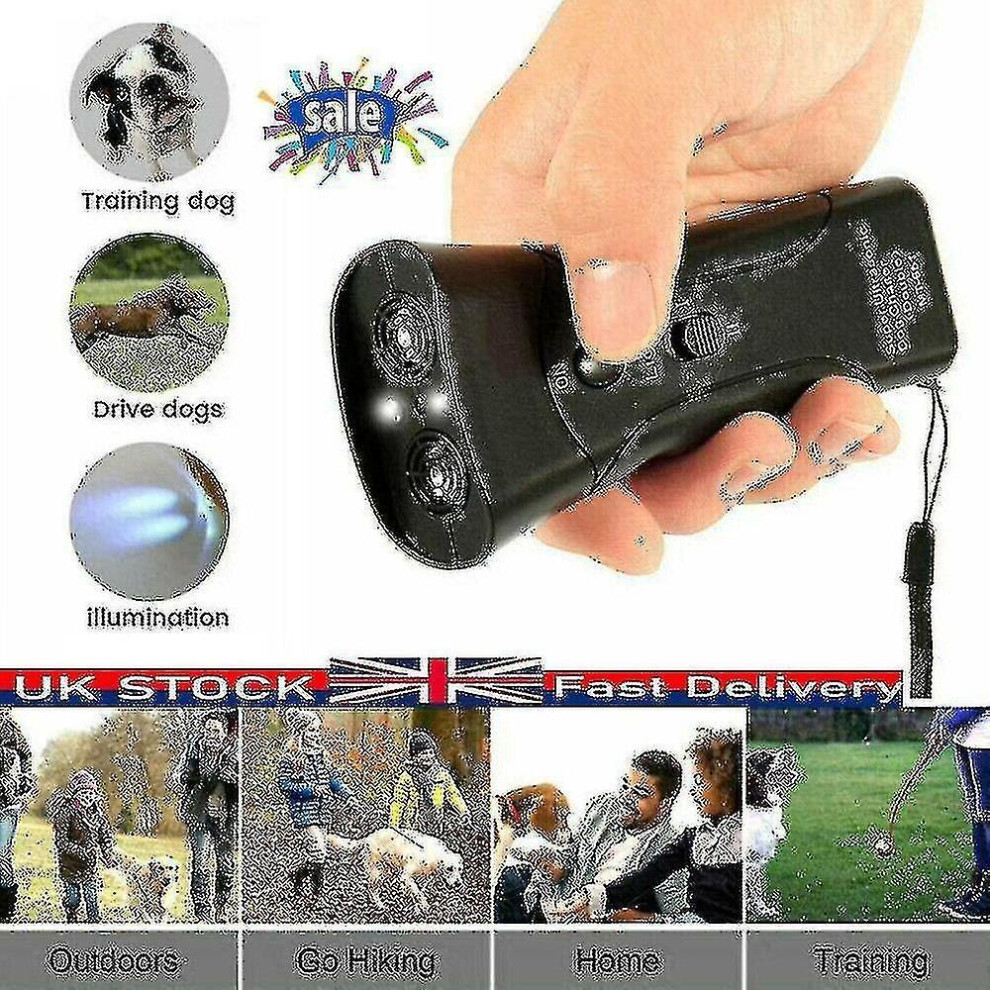 Petgentle Ultrasonic Anti Dog Barking Pet Trainer Led Light Gentle Chaser-style 