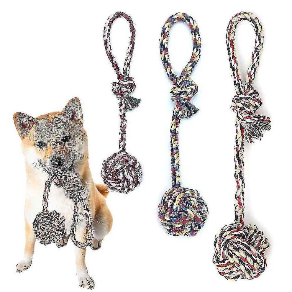 Cotton Rope Ball Dog Toy Pet Products Outdoor Interactive Chew Toy Ball For Dogs Pet Supplies Small 