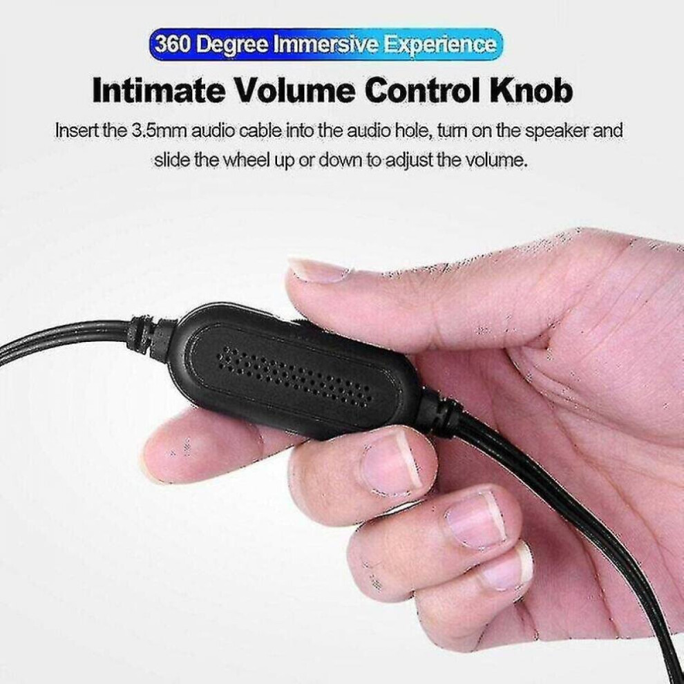 Portable Convenient Bass Stereo Speakers Home Television Computer Loud Speakermt 7547468716294