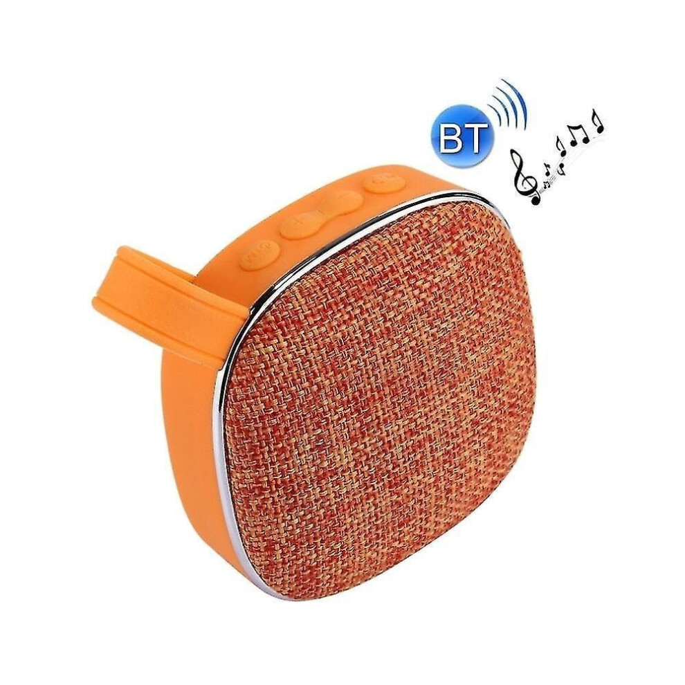 Indoor Bluetooth Speaker Portable Design Stereo Speaker, With Built-In Microphone Orange 7547468716393