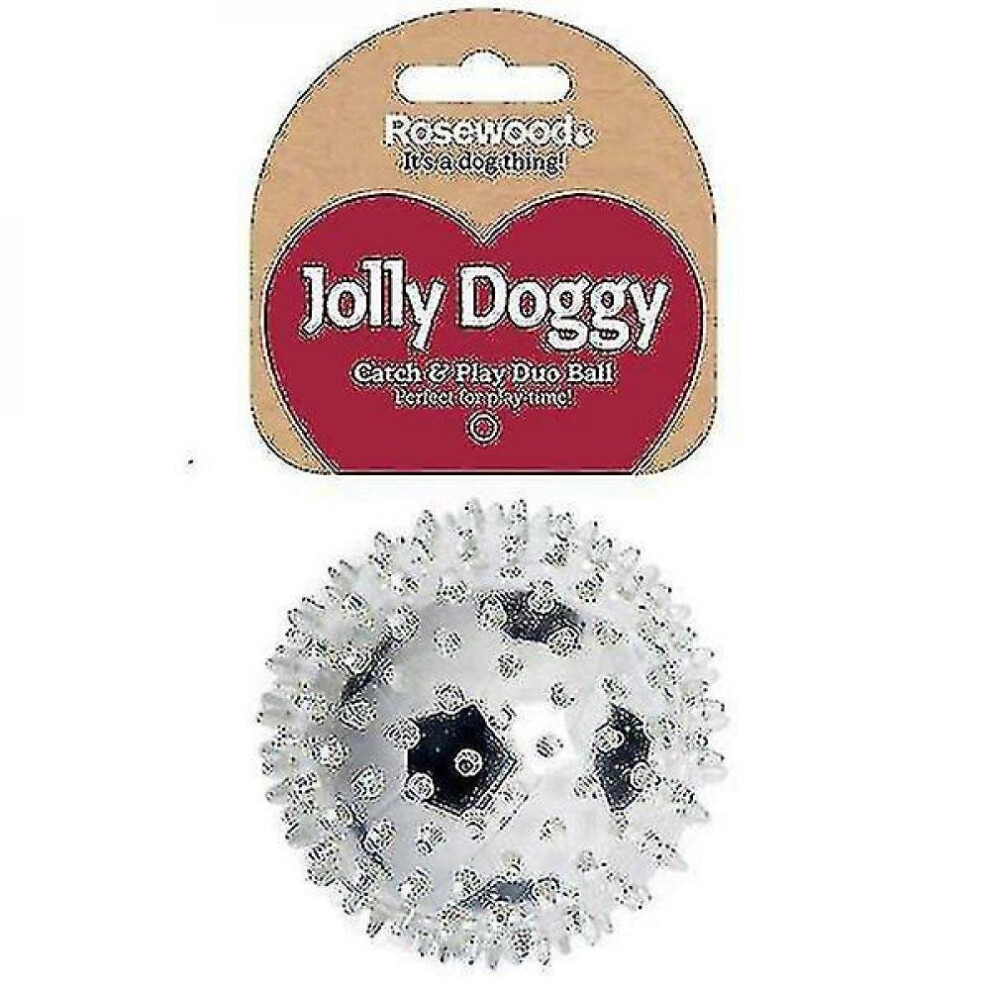 Jolly Doggy Catch Amp; Play Football 8cm (pack Of 3) 