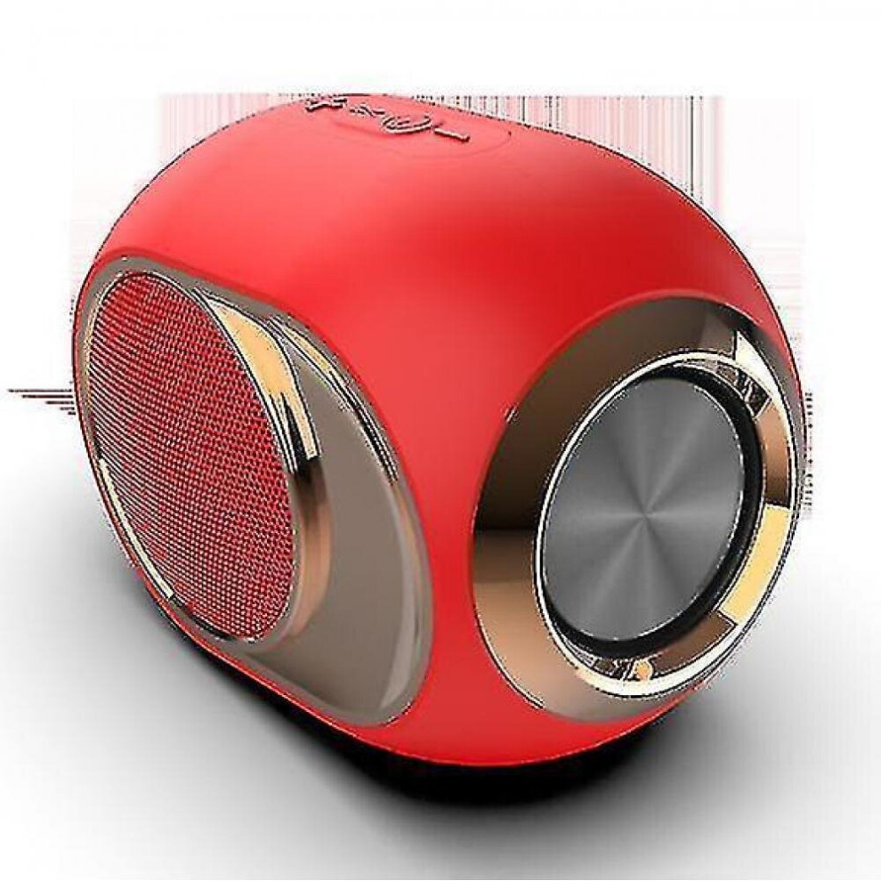 Portable Outdoor Waterproof Wireless Bluetooth Speaker(red)