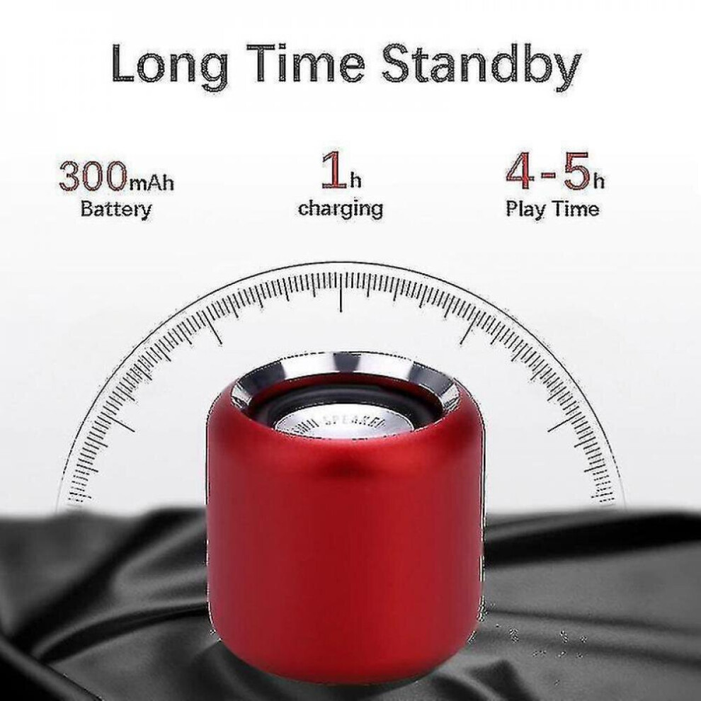 Photos - Speakers HKHBJS Red Mini New Bluetooth Speaker Portable Subwoofer Mp3 Player Music Box 