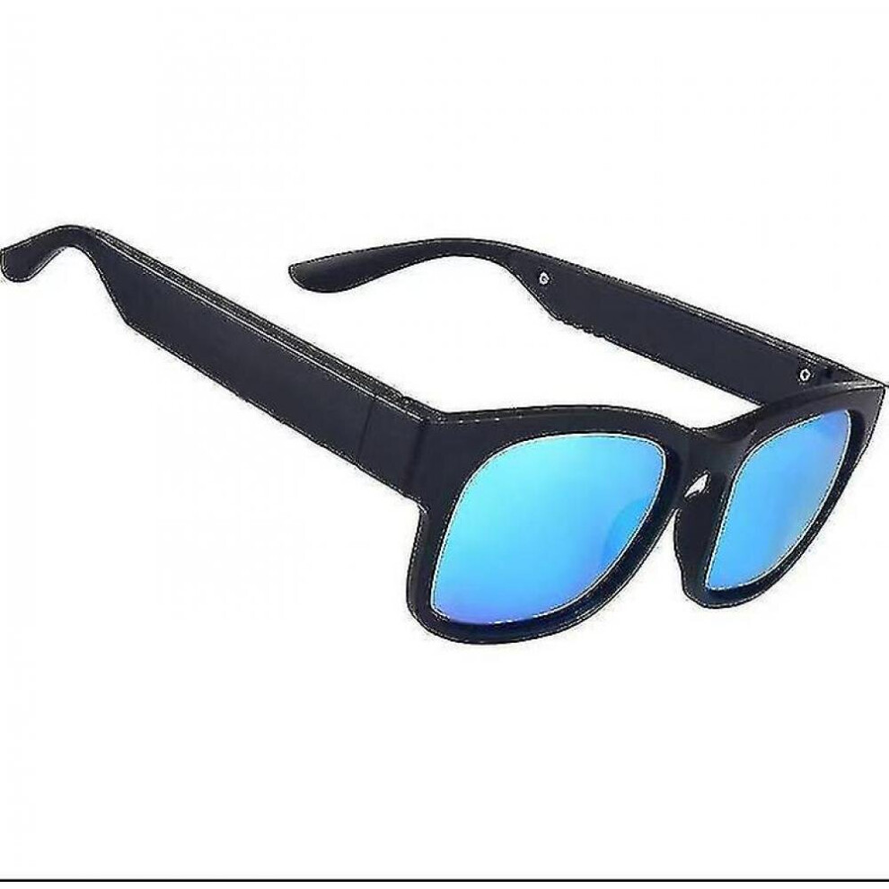 Smart Bluetooth 5.0 Stereo Headset Outdoor Waterproof Sunglasses Speaker(Yellow) Yellow 7547468707926