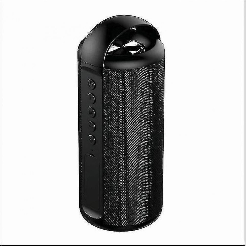 Portable Bluetooth Speaker Wireless Bass Mini Column 3D Stereo Acoustic System Speakers(Black) Black 7547468710902
