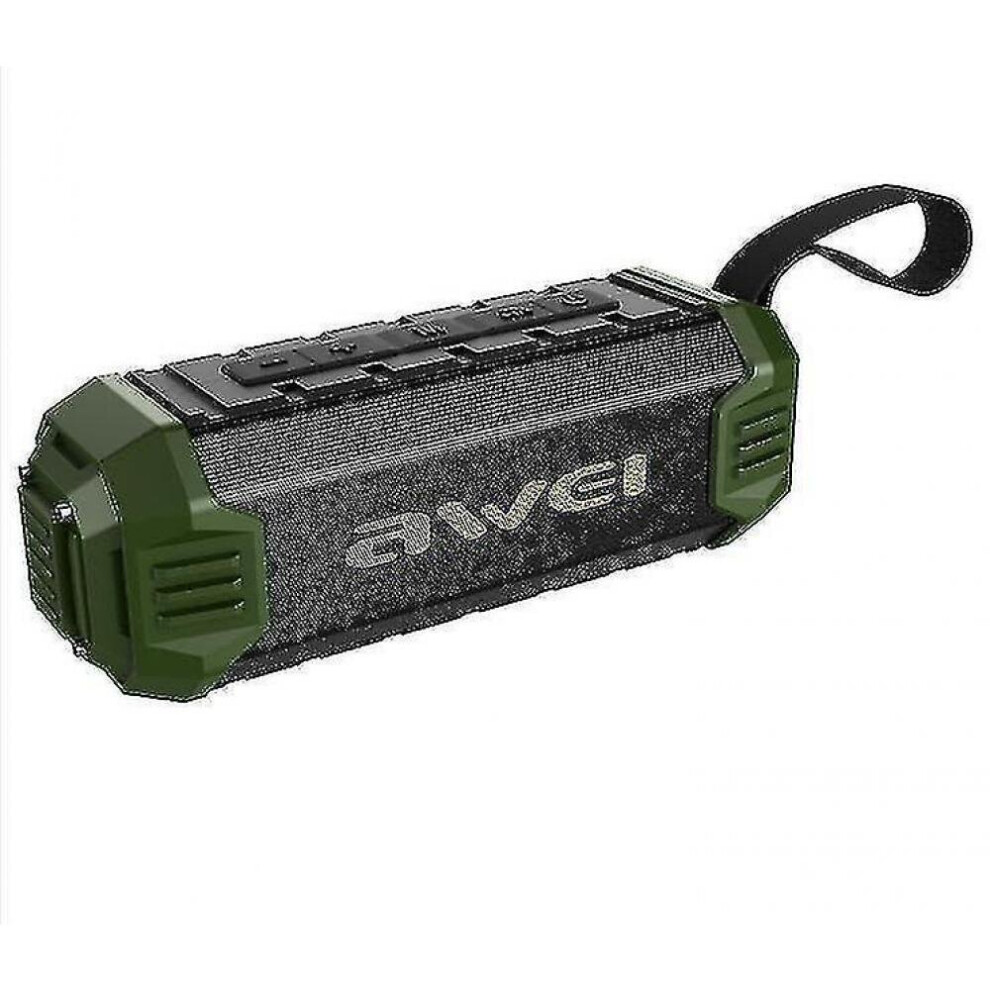 Wireless Bluetooth Speaker Power Bank Fm Audio Player Subwoofer|Portable Speakers(Green) Green 7547468709548
