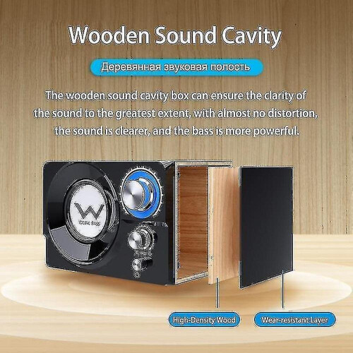 Home Theatre System Computer Speakers Bluetooth Speaker Tv Subwoofer|computer Speakers(black) 1