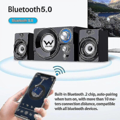 Home Theatre System Computer Speakers Bluetooth Speaker Tv Subwoofer|computer Speakers(black) 2
