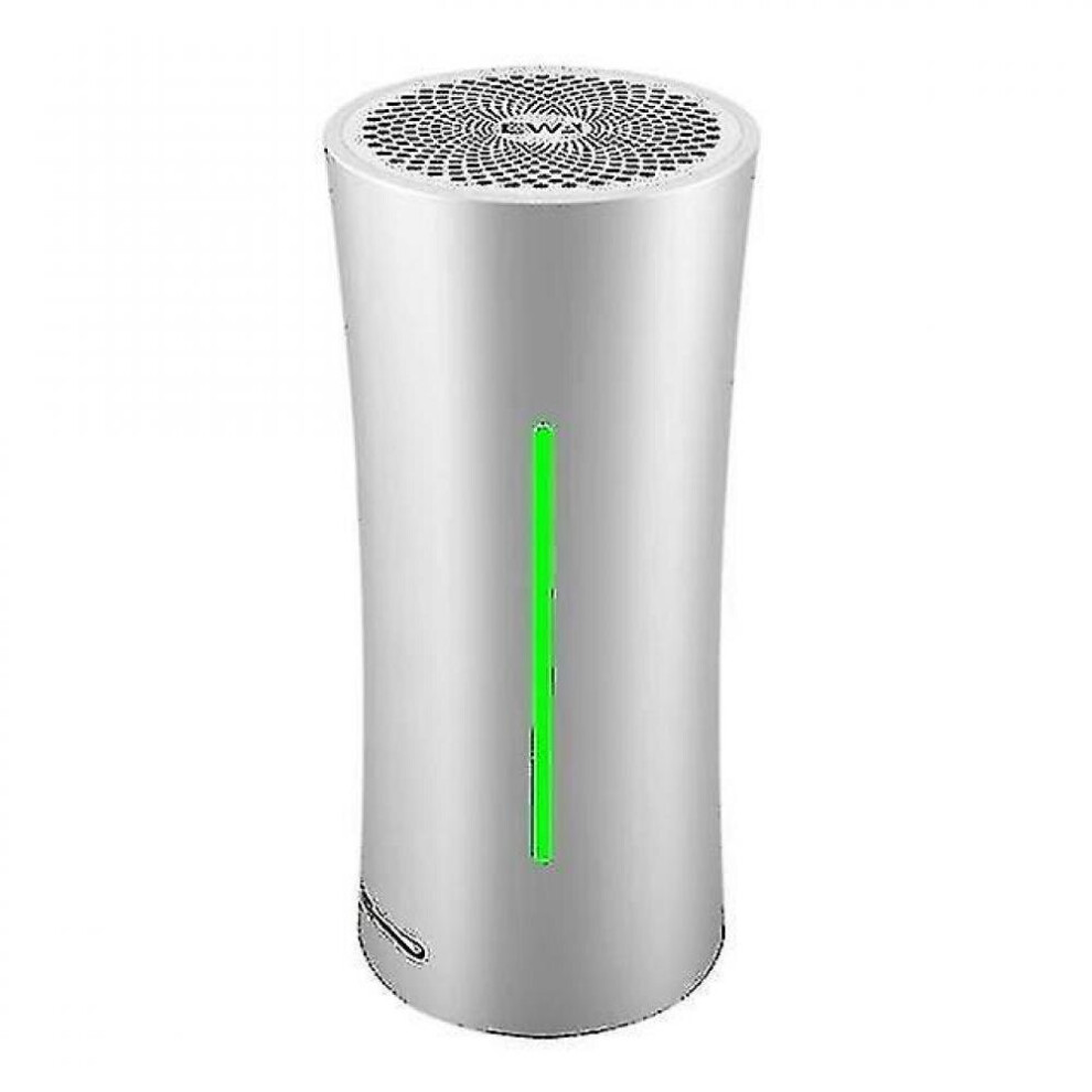 Photos - Speakers HKHBJS Portable Metal Bluetooth Speaker Big Power Hifi Stereo Led Speaker For Computer  ( White)
