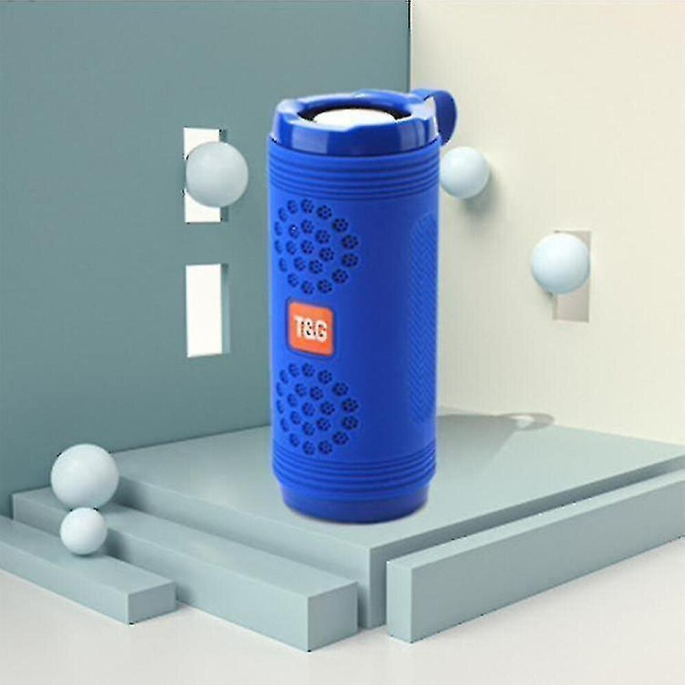Portable Tooth Speaker Wireless Bass Column Waterproof Loudspeaker|Portable Speakers(Blue) Blue 7547468706967